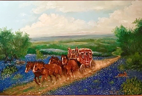Stagecoach in the Blue