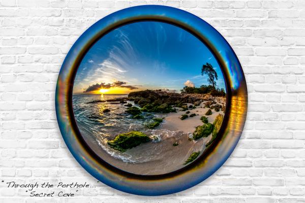 Through the porthole... Secret Cove