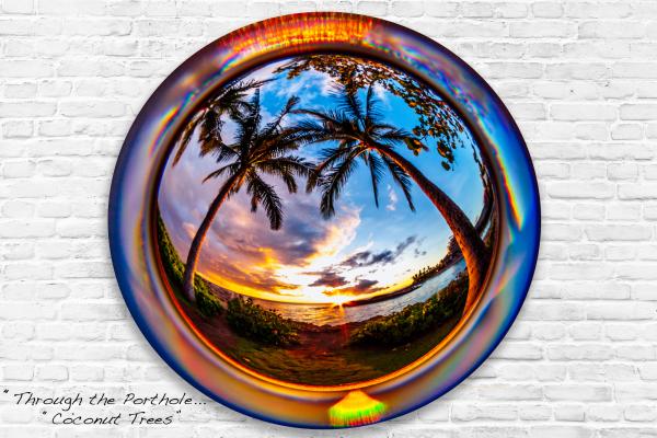 Through the porthole... Coconut Sunset picture