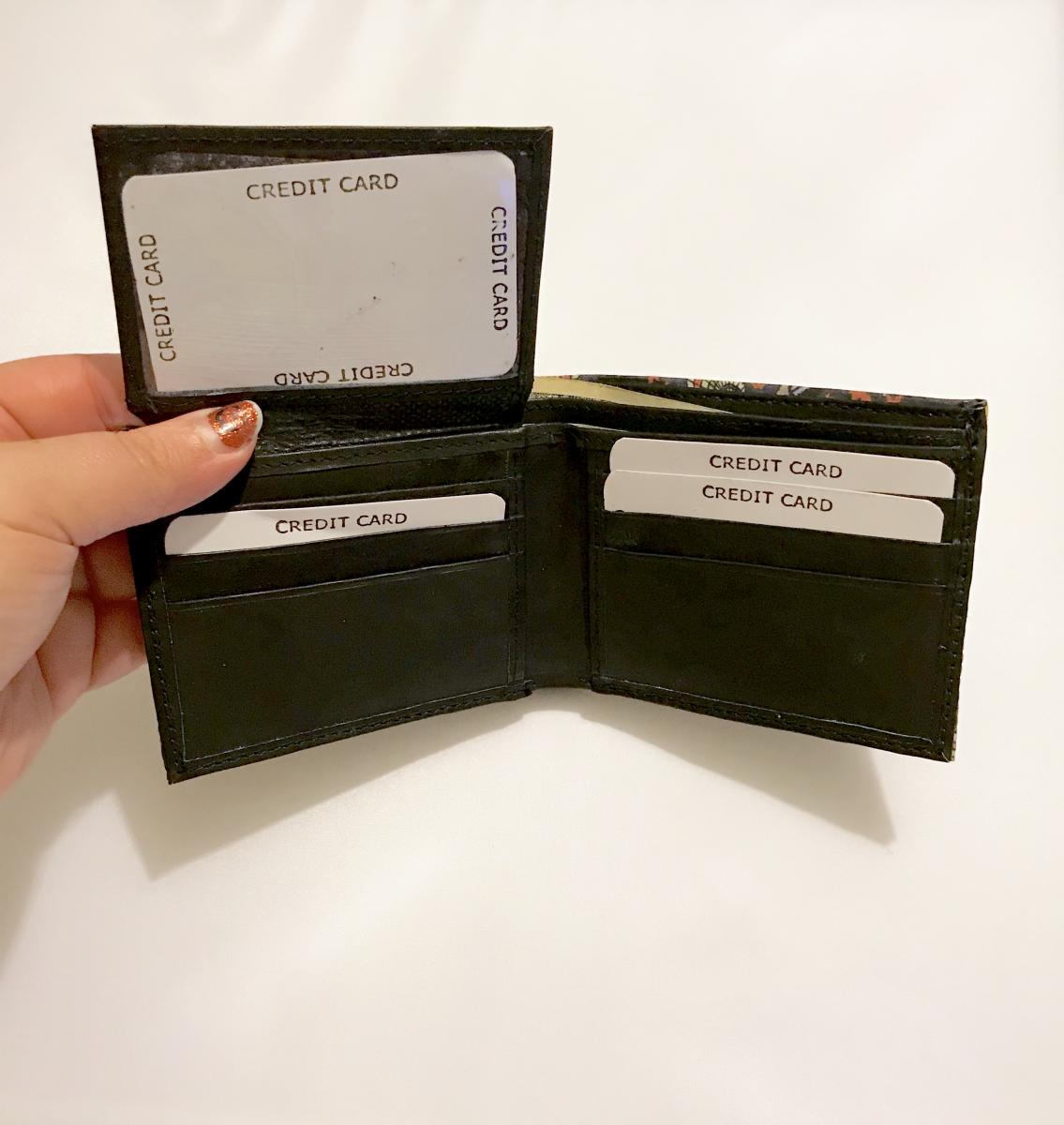 Darth Vader sugarskull bifold wallet picture