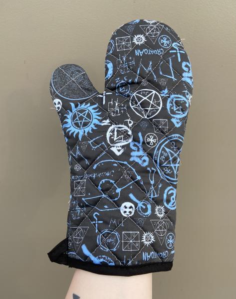 Supernatural oven mitts (Sam, Dean, or symbols) picture