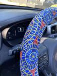 DragonCon carpet steering wheel cover