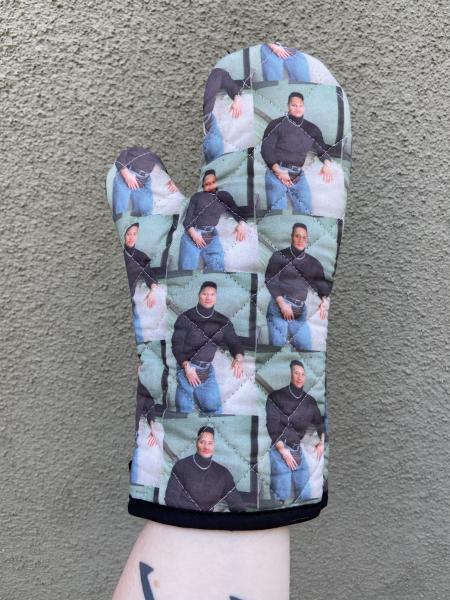 90’s The Rock oven mitt picture
