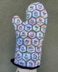 Periodic Table hexagon oven mitt