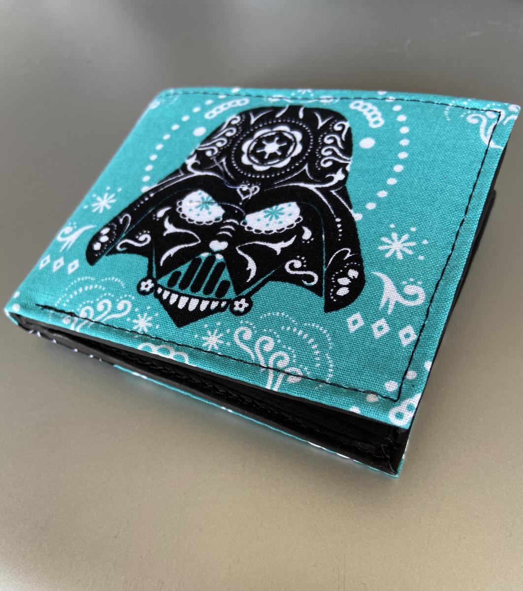Darth Vader sugarskull bifold wallet picture