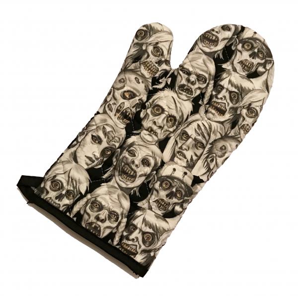Zombies oven mitt picture