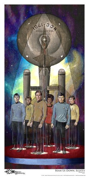 "Beam Us Down Scotty" Archival Print