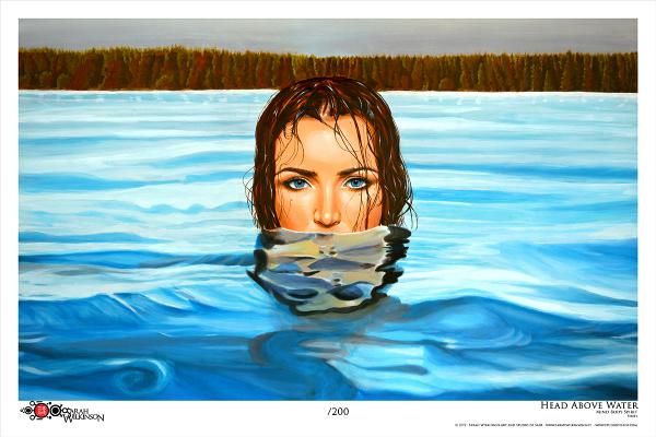 "Head Above Water" Archival Print picture