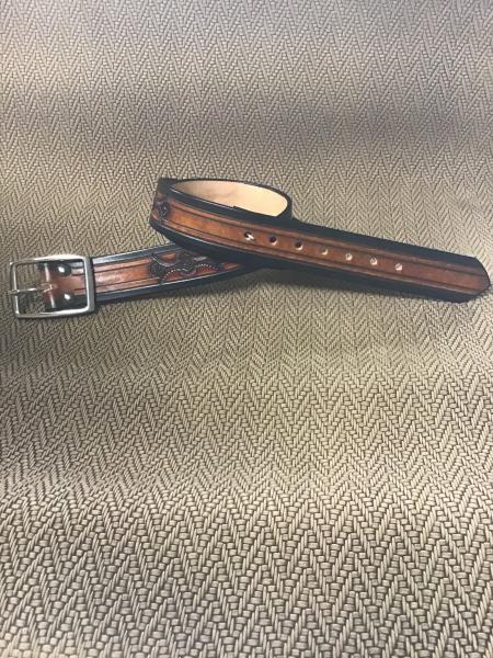 1 1/2” tooled belt