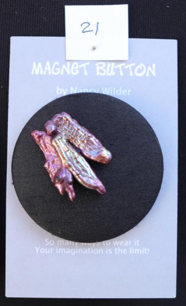 BEADED ART TO WEAR MAGNET BUTTON