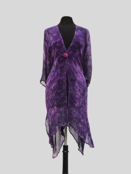 Bubble Silk Kimono - Purples picture