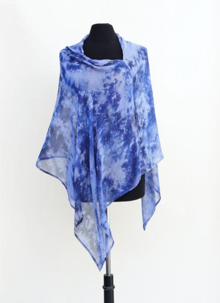 Silk Chiffon Poncho