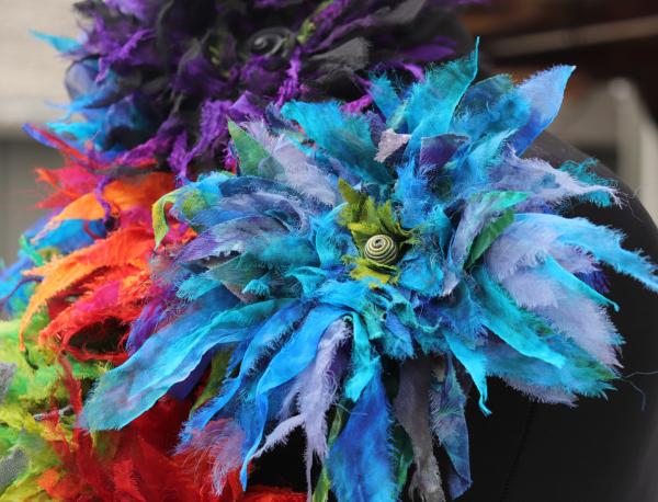 FRILLY SILK FLOWER picture
