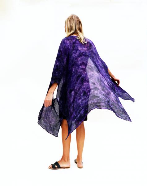 Bubble Silk Kimono - Purples picture