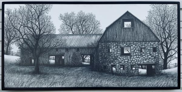 The old stone barn picture