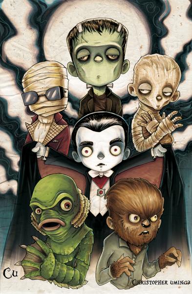 Universal Monsters Print picture