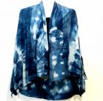 Indigo Shibori Kimono Jacket