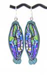 "Blues" Mosaic Earrings