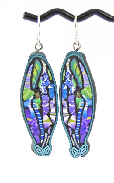"Blues" Mosaic Earrings picture