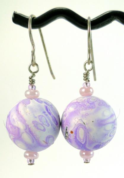 Violet Clouds Earrings