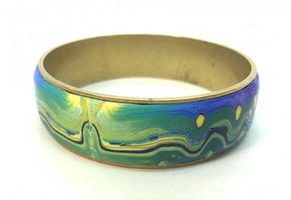 "River" Bangle Bracelet, Wide picture