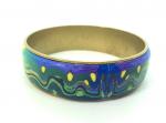 "River" Bangle Bracelet, Wide