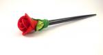 Red Floral Hair Stick