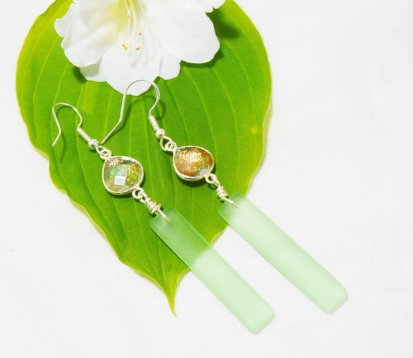 Soft Sage Green Sea Glass Drops picture