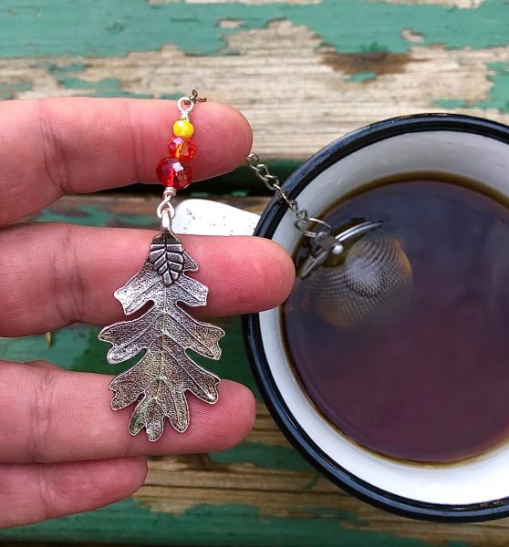 Autumn Oak Charmed Tea Infuser for steeping loose tea picture