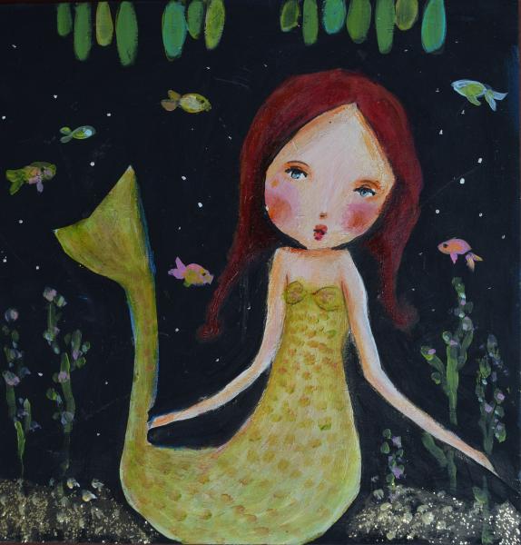 Mermaid under the sea picture