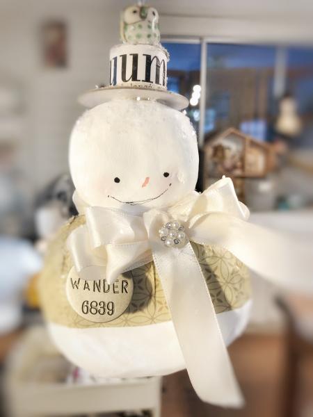 The Wanderer- Snowman ornament