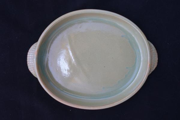 oval platter with handles