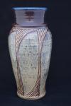 xl blue/cap vase