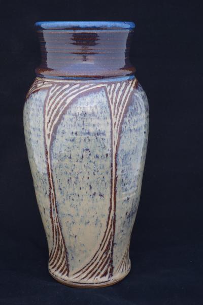 xl blue/cap vase