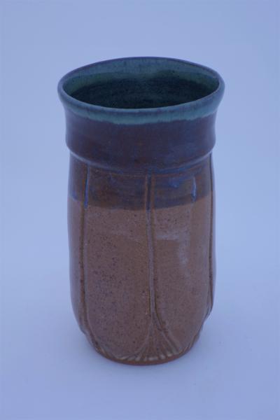 teal/tan tumbler