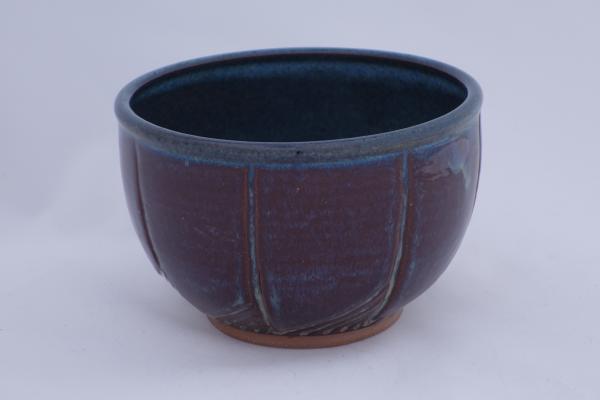 blue/brown rice bowl
