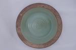 extra large green/tan platter