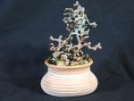 Small Copper Fire Ant in terra cotta vase F127