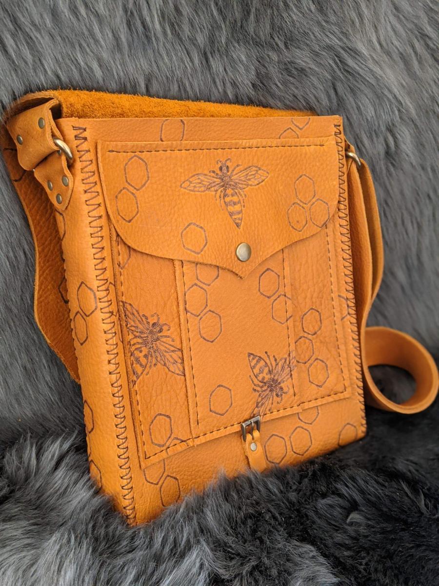 Hivemind Leather Satchel picture