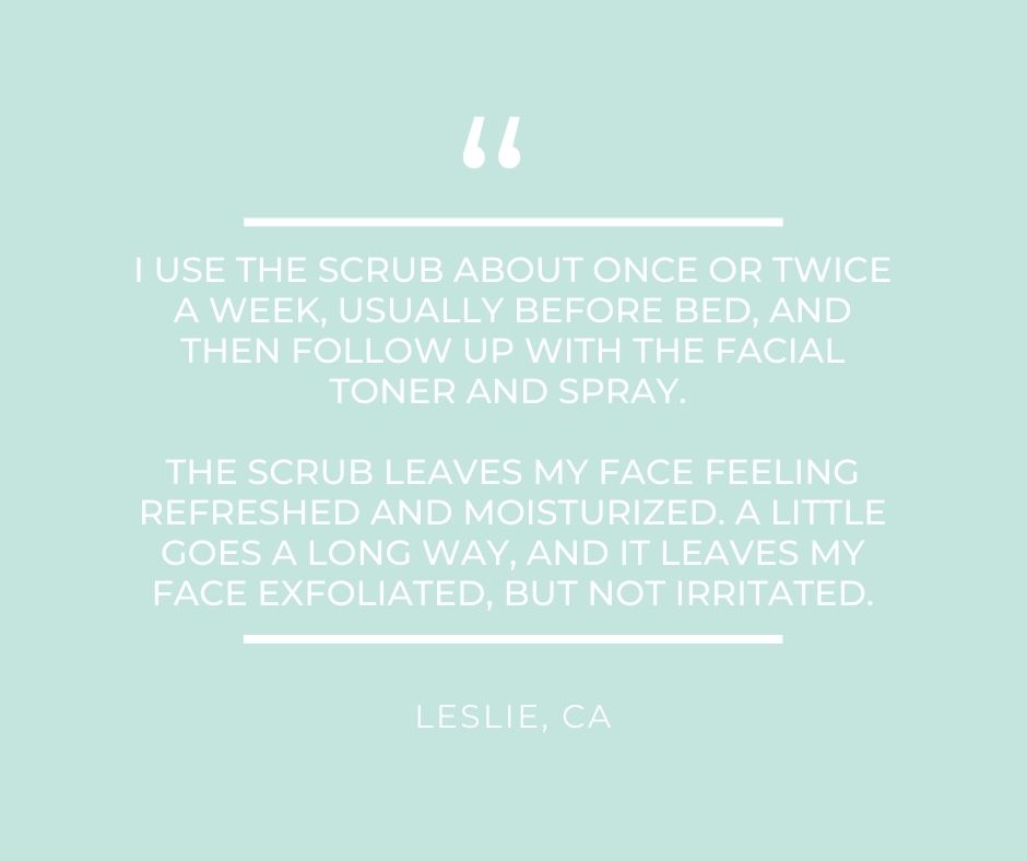 Face and body scrub picture