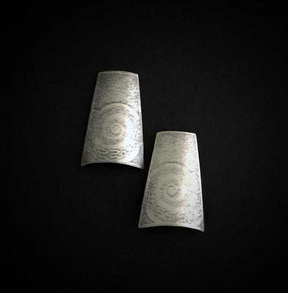 Embossed Shell Earrings