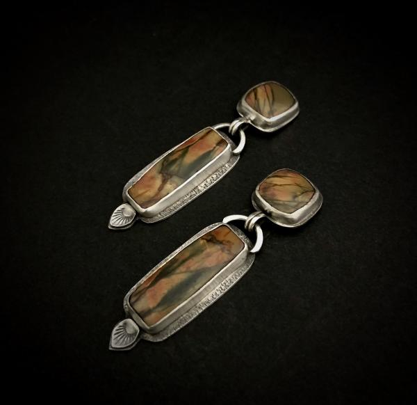 Earthy Red Creek Jasper Earrings