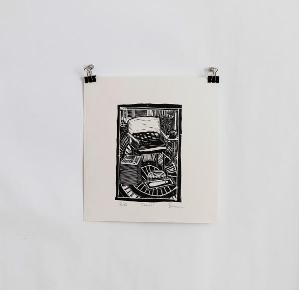 "Chair" Woodblock Print