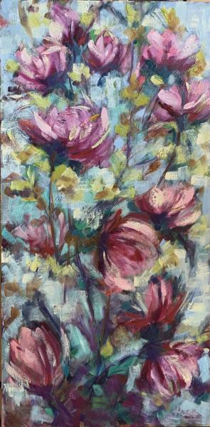 Mid Summer Blooms 30"x15" picture