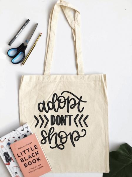 Adopt don't Shop - Tote Bag picture