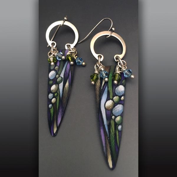 Bubbling up in a Violet Haze Earrings