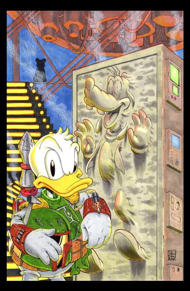 Donald "Boba Fett" Duck  11x17