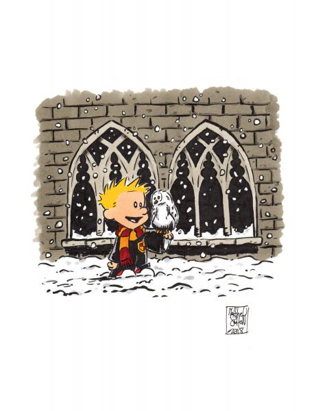 Calvin and Hobbes Harry and Hedwig picture