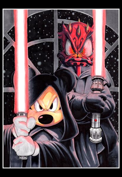 Mickey and Donald Sith picture