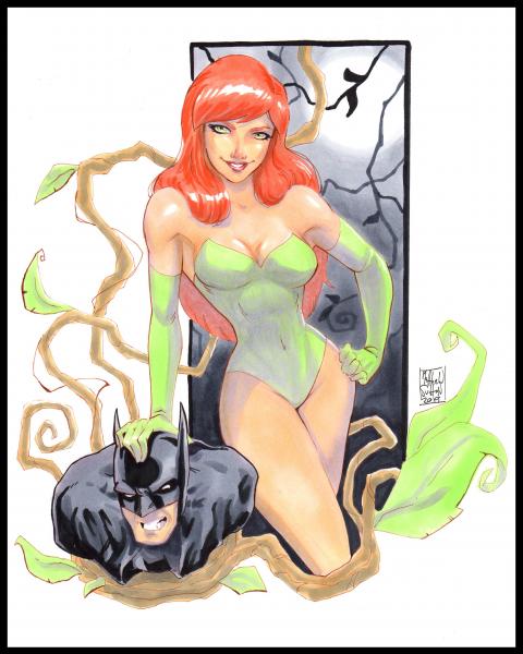 Poison Ivy and Batman picture